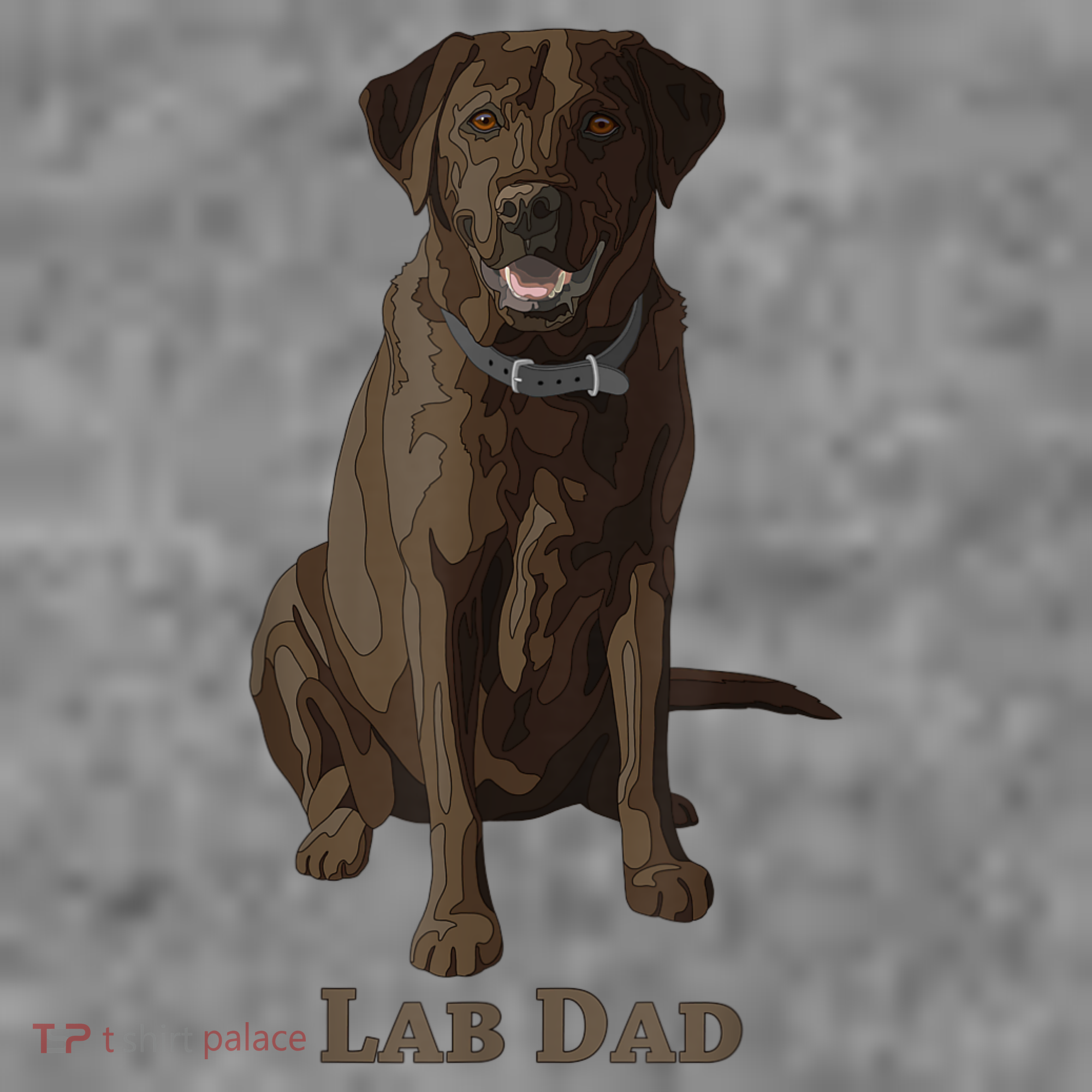 Lab Dad Chocolate Labrador Retriever Dog Lover Toddler Hoodie