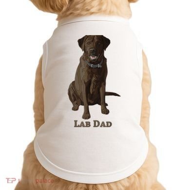 Lab Dad Chocolate Labrador Retriever Dog Lover Doggie Tank