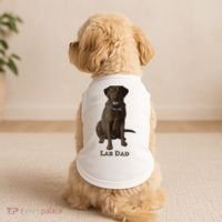 Lab Dad Chocolate Labrador Retriever Dog Lover Doggie Tank thumb 2