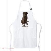 Lab Dad Chocolate Labrador Retriever Dog Lover Apron thumb 0