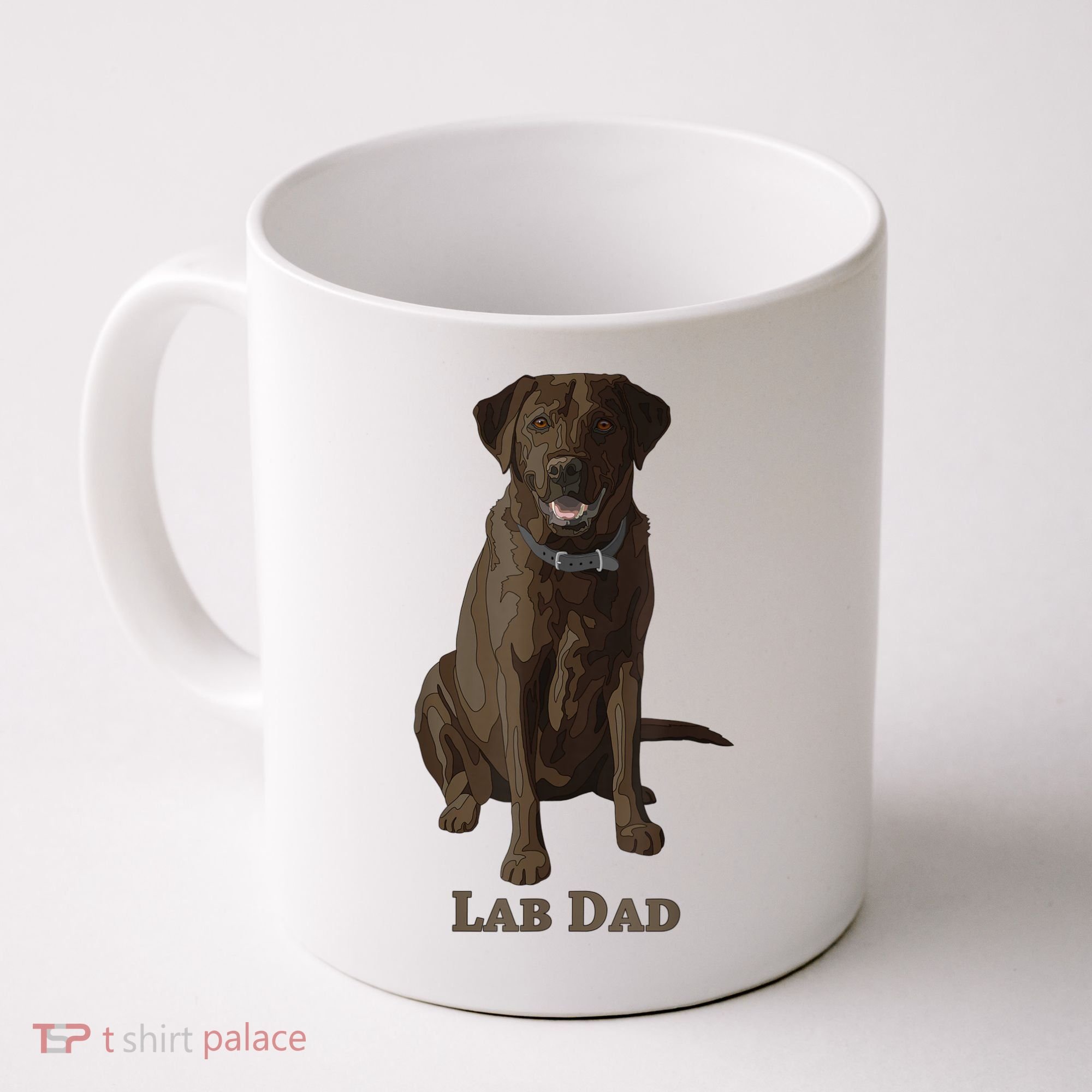 Lab Dad Chocolate Labrador Retriever Dog Lover Coffee Mug