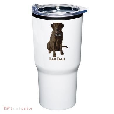 Lab Dad Chocolate Labrador Retriever Dog Lover Tumbler