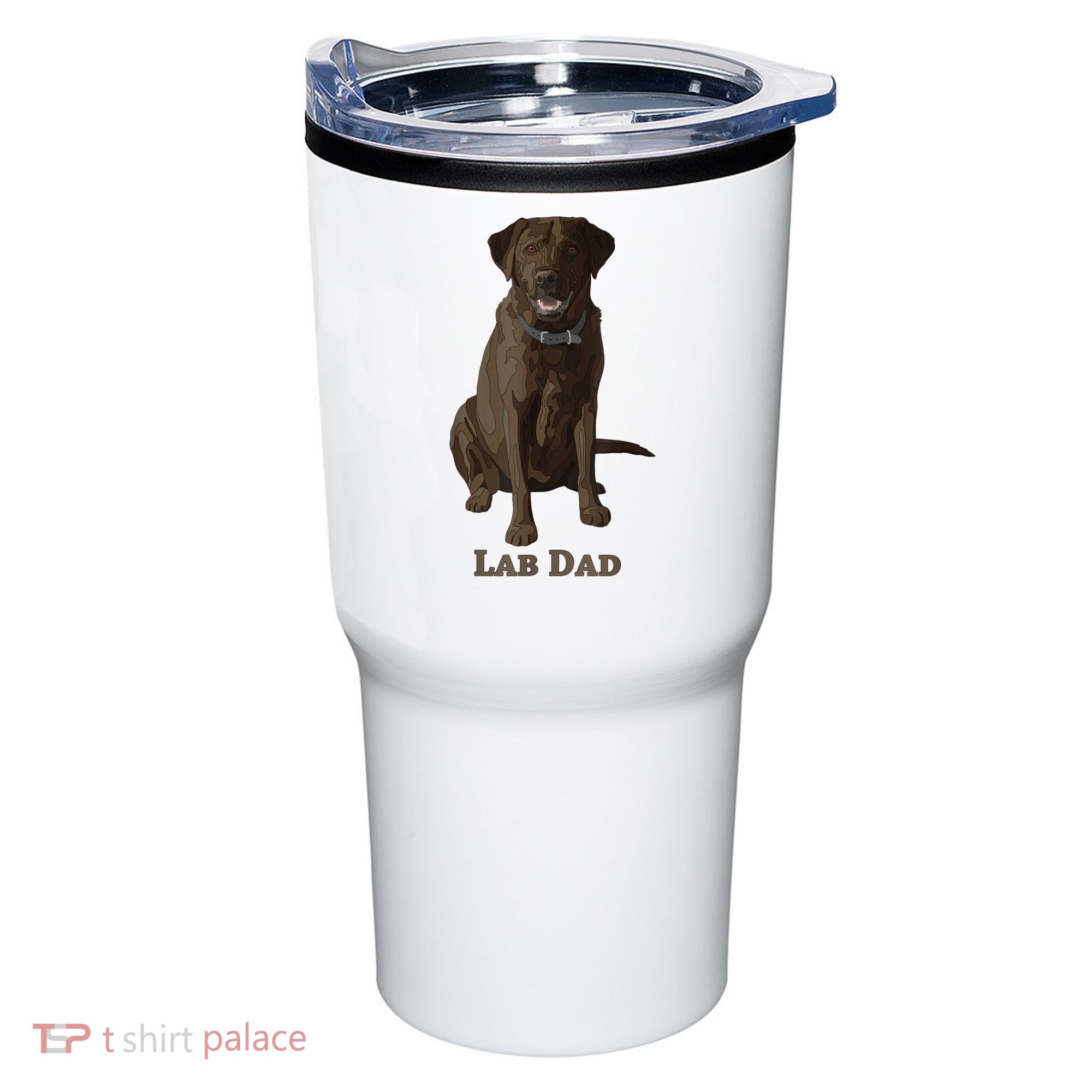 Lab Dad Chocolate Labrador Retriever Dog Lover Tumbler