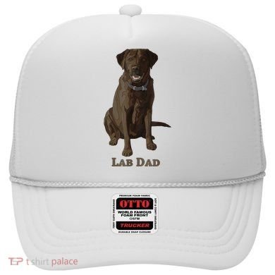 Lab Dad Chocolate Labrador Retriever Dog Lover Hat