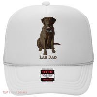 Lab Dad Chocolate Labrador Retriever Dog Lover Hat thumb 0