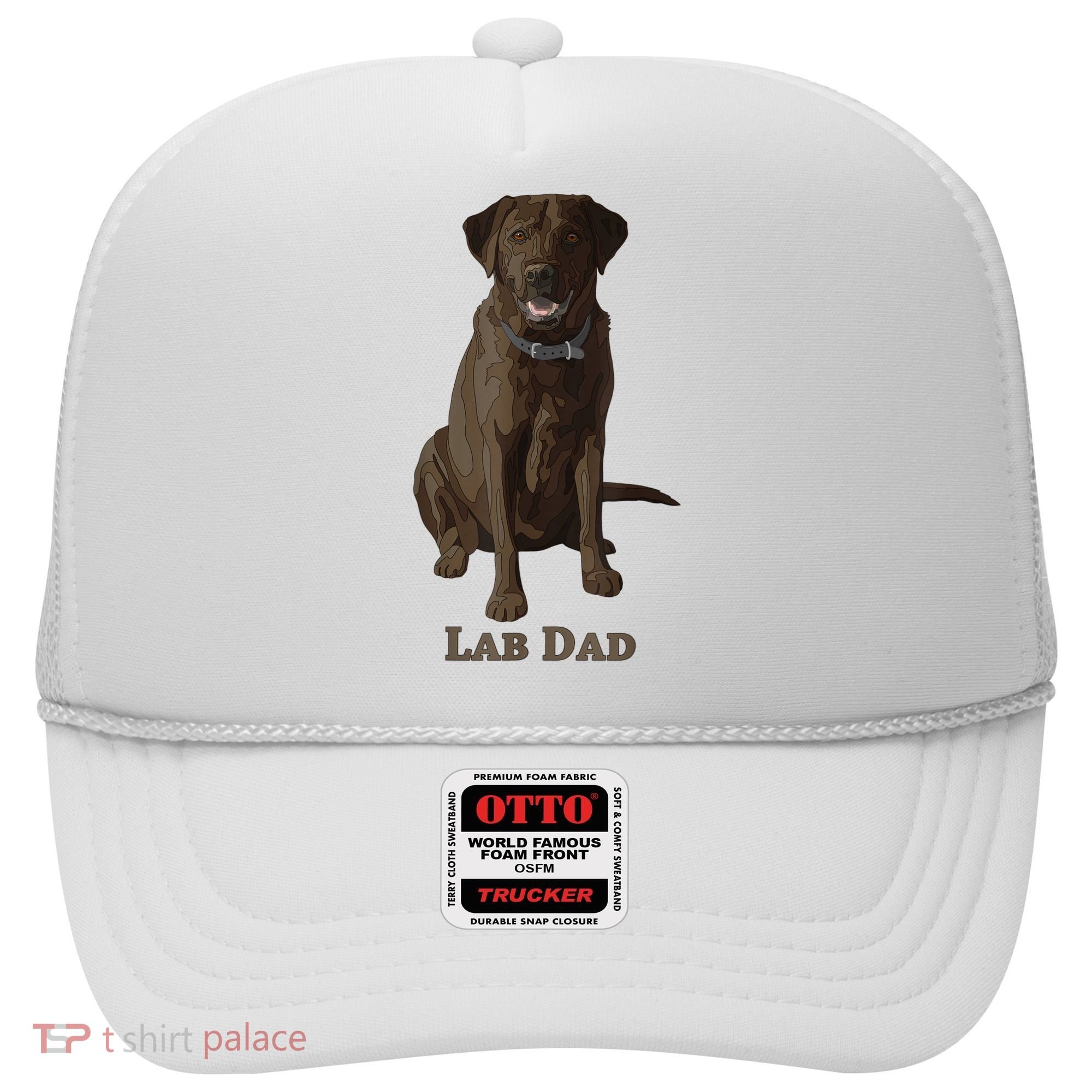Lab Dad Chocolate Labrador Retriever Dog Lover Hat