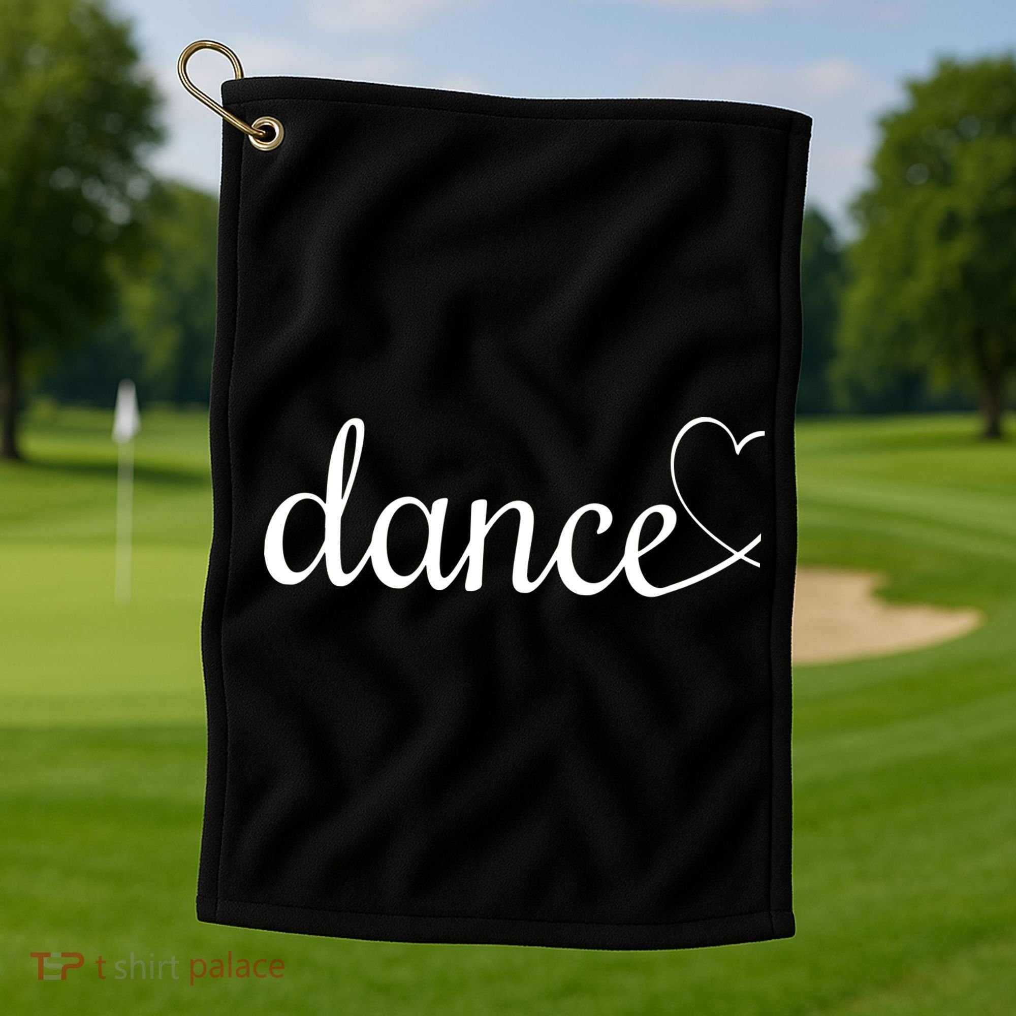 Love Dance Cute Dance Golf Towel
