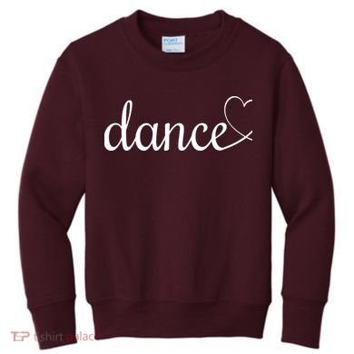 Love Dance Cute Dance Kids Sweatshirt