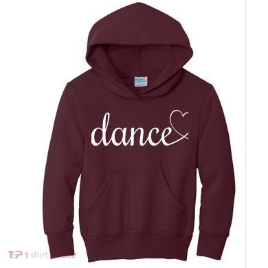 Love Dance Cute Dance Kids Hoodie