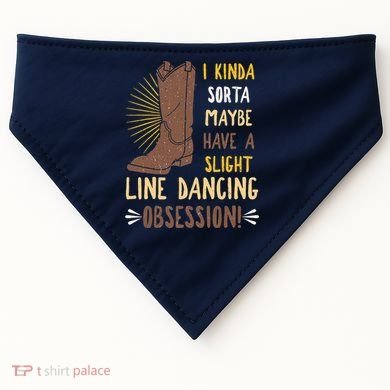 Line Dancing Choreographed Group Dancer Dance Teacher Gift USA-Made Doggie Bandana