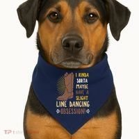 Line Dancing Choreographed Group Dancer Dance Teacher Gift USA-Made Doggie Bandana thumb 1