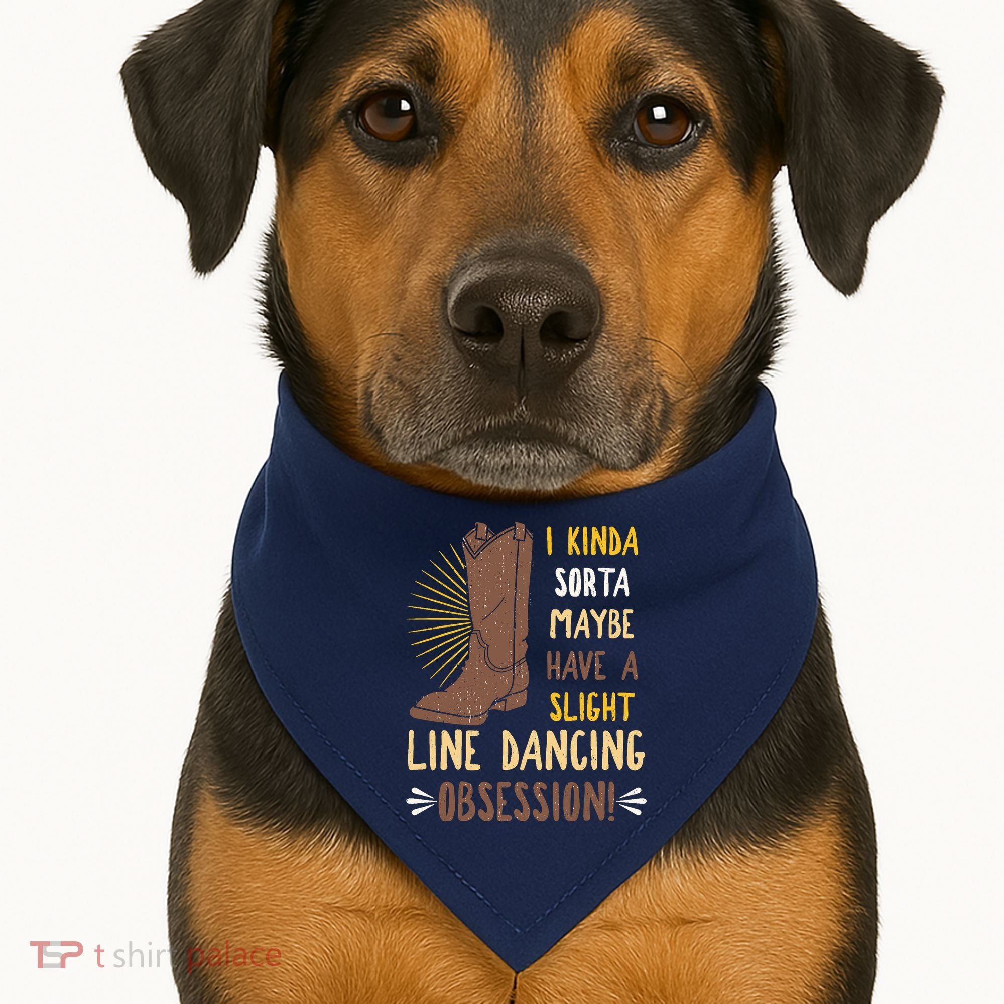 Line Dancing Choreographed Group Dancer Dance Teacher Gift USA-Made Doggie Bandana