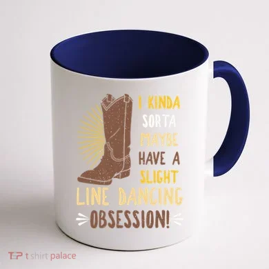 Line Dancing Choreographed Group Dancer Dance Teacher Gift Coffee Mug back