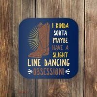 Line Dancing Choreographed Group Dancer Dance Teacher Gift Coaster thumb 0