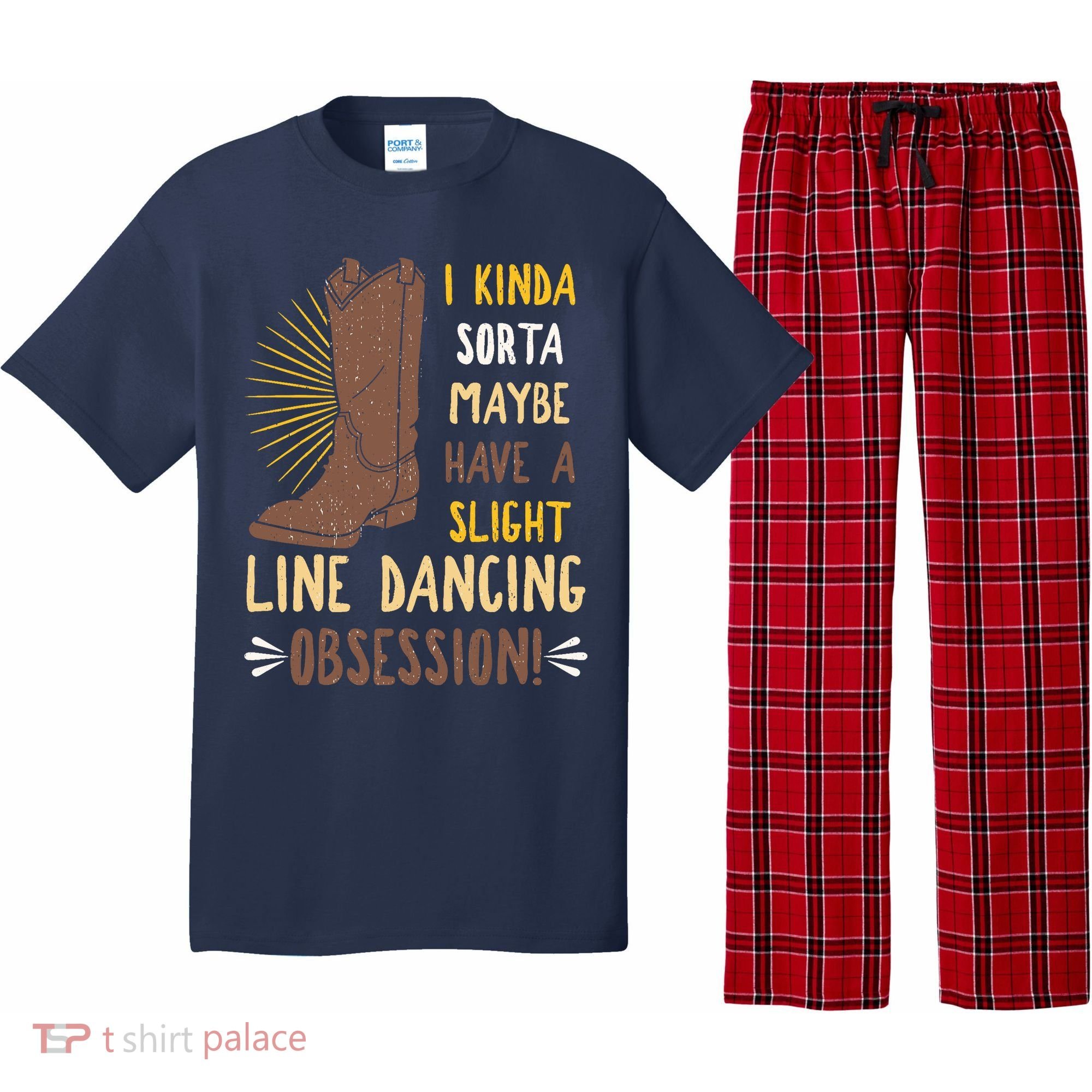 Line Dancing Choreographed Group Dancer Dance Teacher Gift Pajama Set