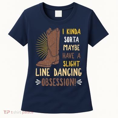 Line Dancing Choreographed Group Dancer Dance Teacher Gift Women's T-Shirt
