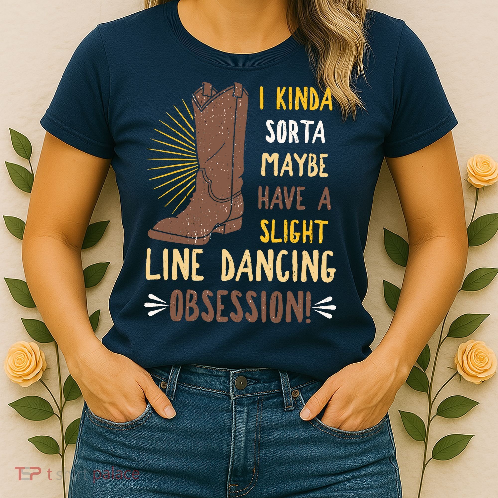 Line Dancing Choreographed Group Dancer Dance Teacher Gift Women's T-Shirt