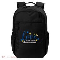 Love Doesnt Count Chromosome Down Syndrome Backpack thumb 0