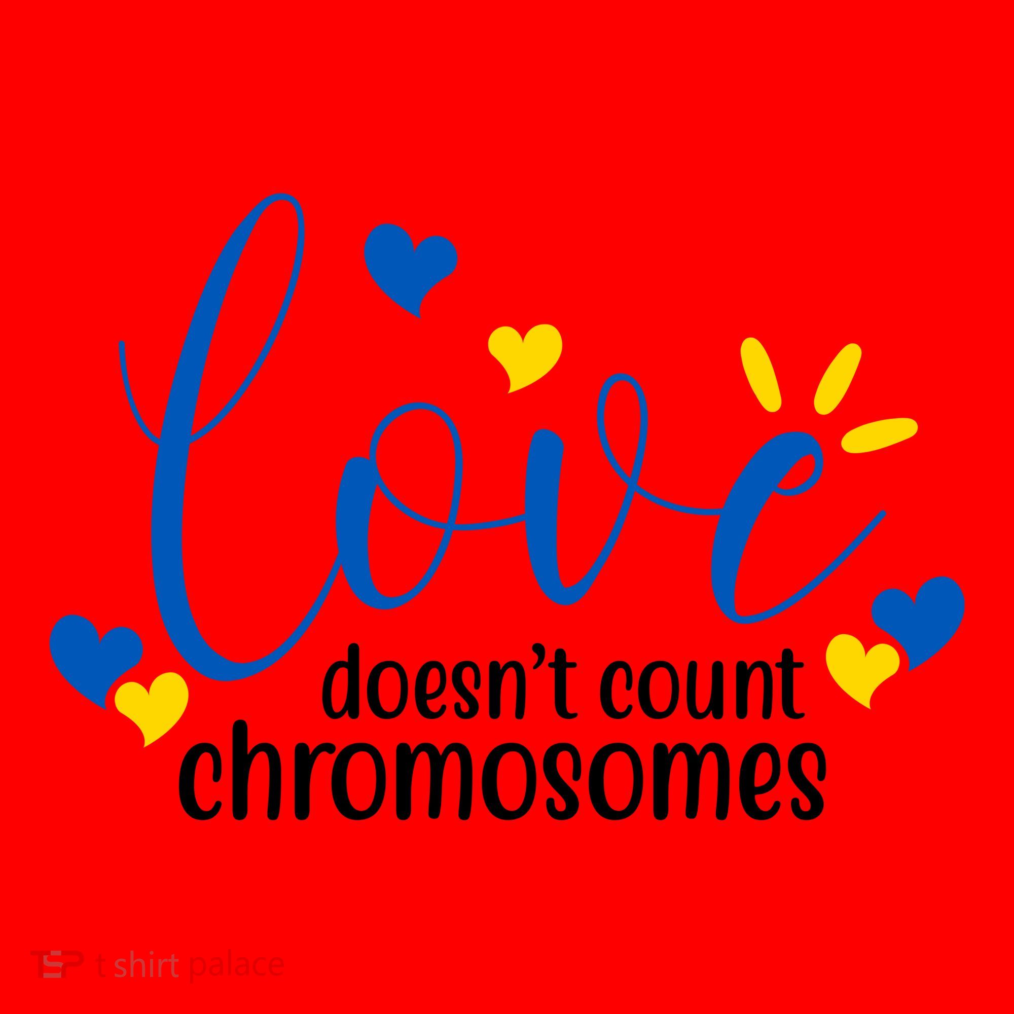 Love Doesnt Count Chromosome Down Syndrome Santa Hat