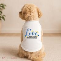 Love Doesnt Count Chromosome Down Syndrome Doggie Tank thumb 2