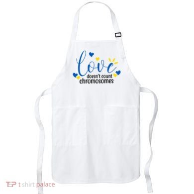 Love Doesnt Count Chromosome Down Syndrome Apron