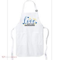 Love Doesnt Count Chromosome Down Syndrome Apron thumb 0
