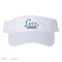 Love Doesnt Count Chromosome Down Syndrome Visor thumb 0