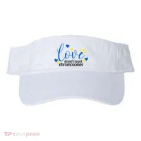 Love Doesnt Count Chromosome Down Syndrome Visor thumb 0