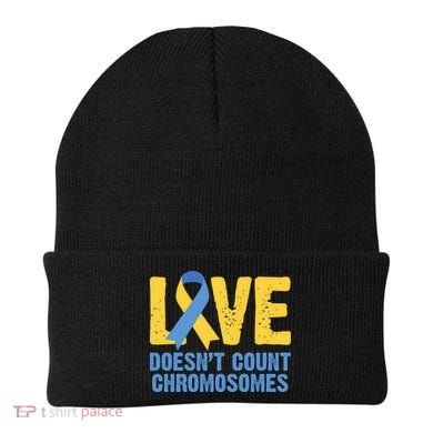 Love Doesn't Count Chromosomes Down Syndrome Beanie