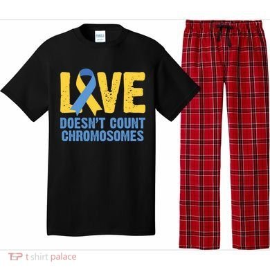 Love Doesn't Count Chromosomes Down Syndrome Pajama Set
