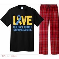 Love Doesn't Count Chromosomes Down Syndrome Pajama Set thumb 0