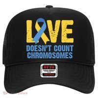 Love Doesn't Count Chromosomes Down Syndrome Hat thumb 0