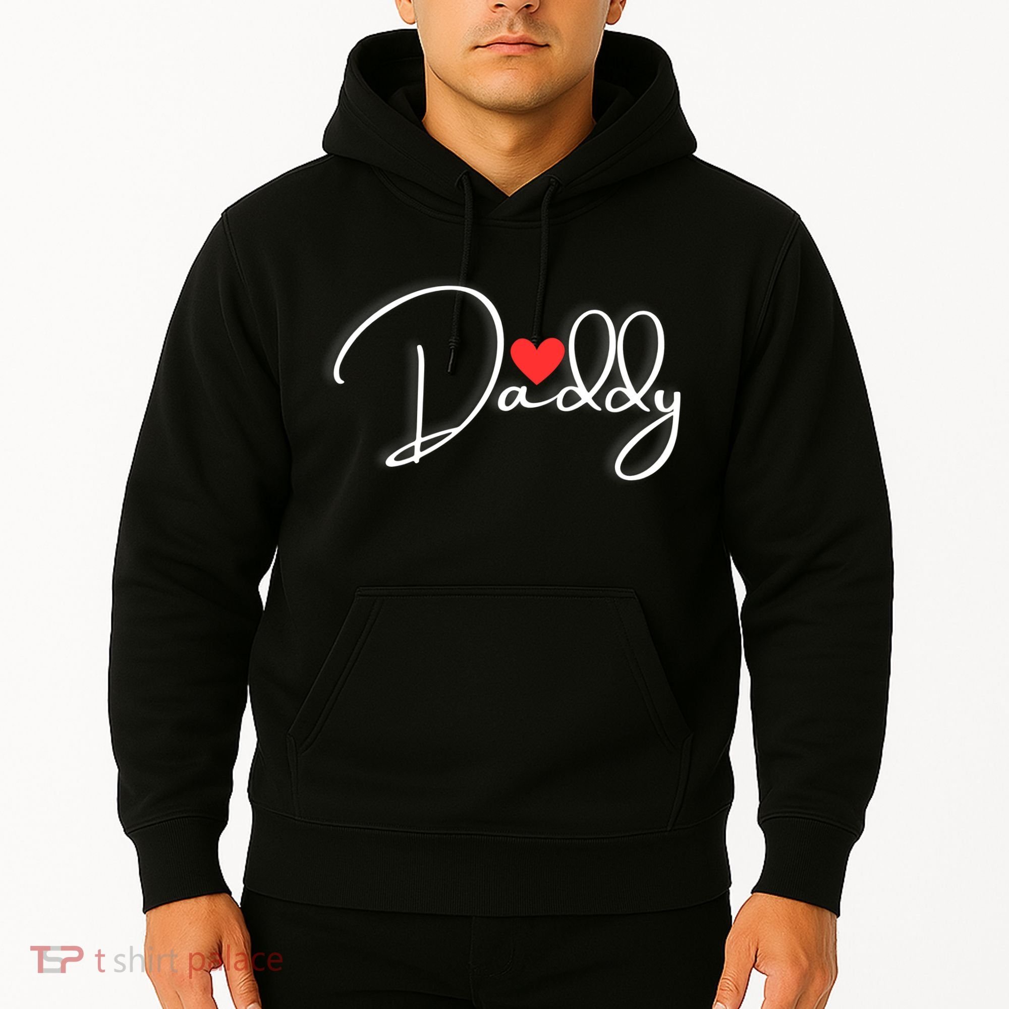 Love Daddy Cute Fathers Day Gift Hoodie