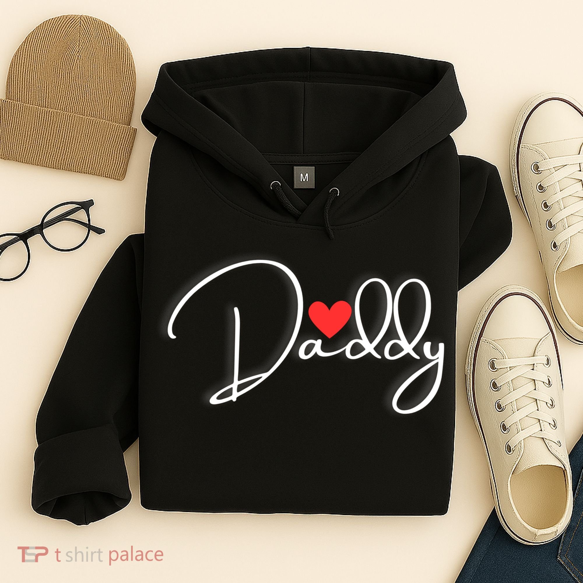 Love Daddy Cute Fathers Day Gift Hoodie