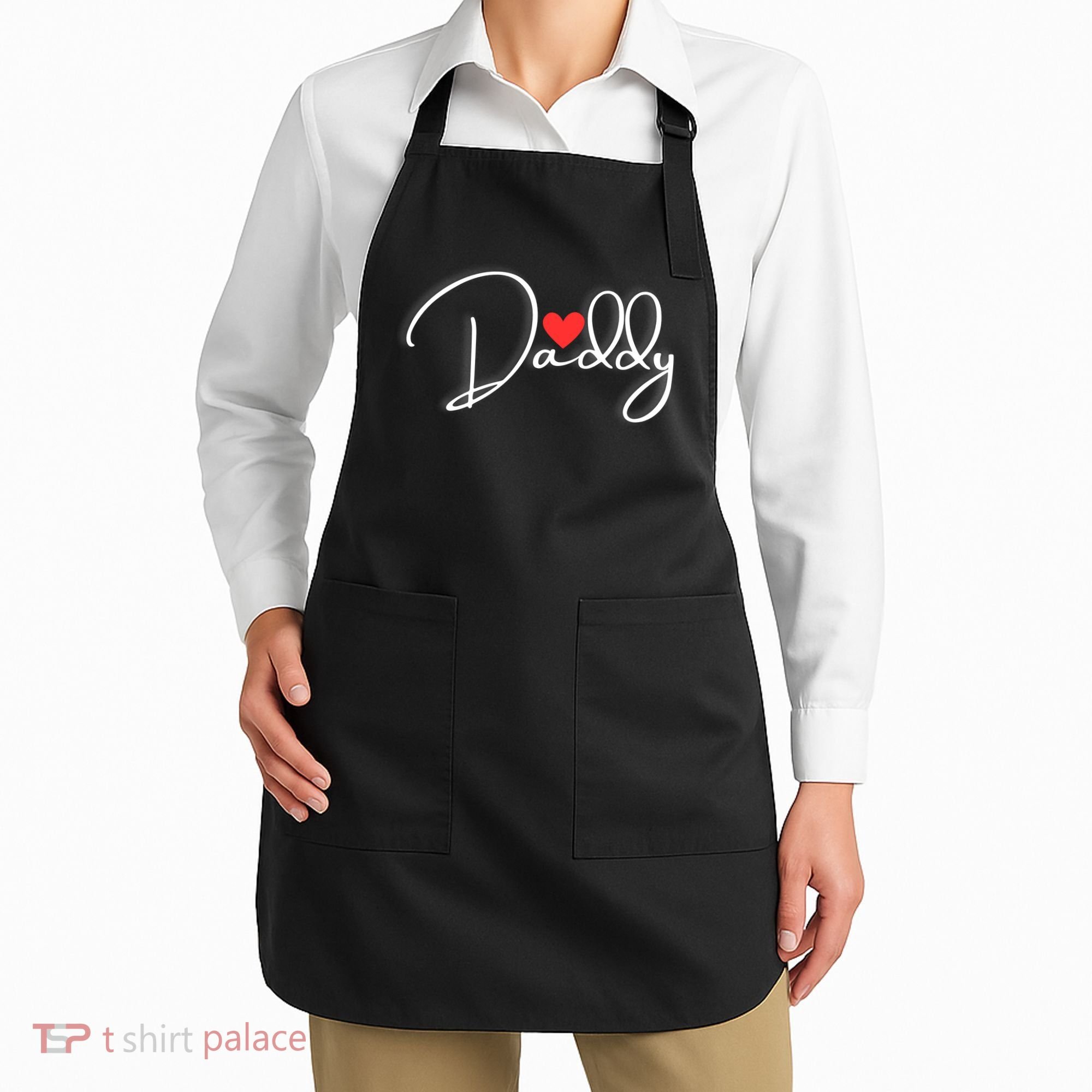 Love Daddy Cute Fathers Day Gift Apron