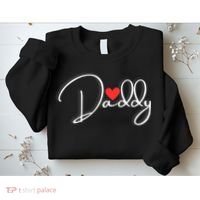 Love Daddy Cute Fathers Day Gift Sweatshirt thumb 2