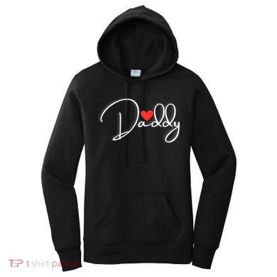 Love Daddy Cute Fathers Day Gift Women's Hoodie