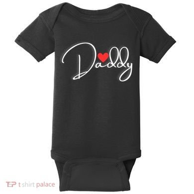 Love Daddy Cute Fathers Day Gift Baby Bodysuit