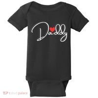 Love Daddy Cute Fathers Day Gift Baby Bodysuit thumb 0