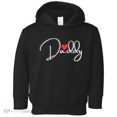 Love Daddy Cute Fathers Day Gift Toddler Hoodie