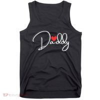 Love Daddy Cute Fathers Day Gift Tank Top thumb 0