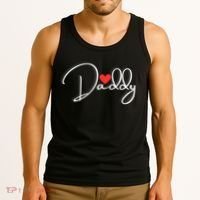 Love Daddy Cute Fathers Day Gift Tank Top thumb 3