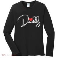 Love Daddy Cute Fathers Day Gift Women's Long Sleeve Shirt thumb 0