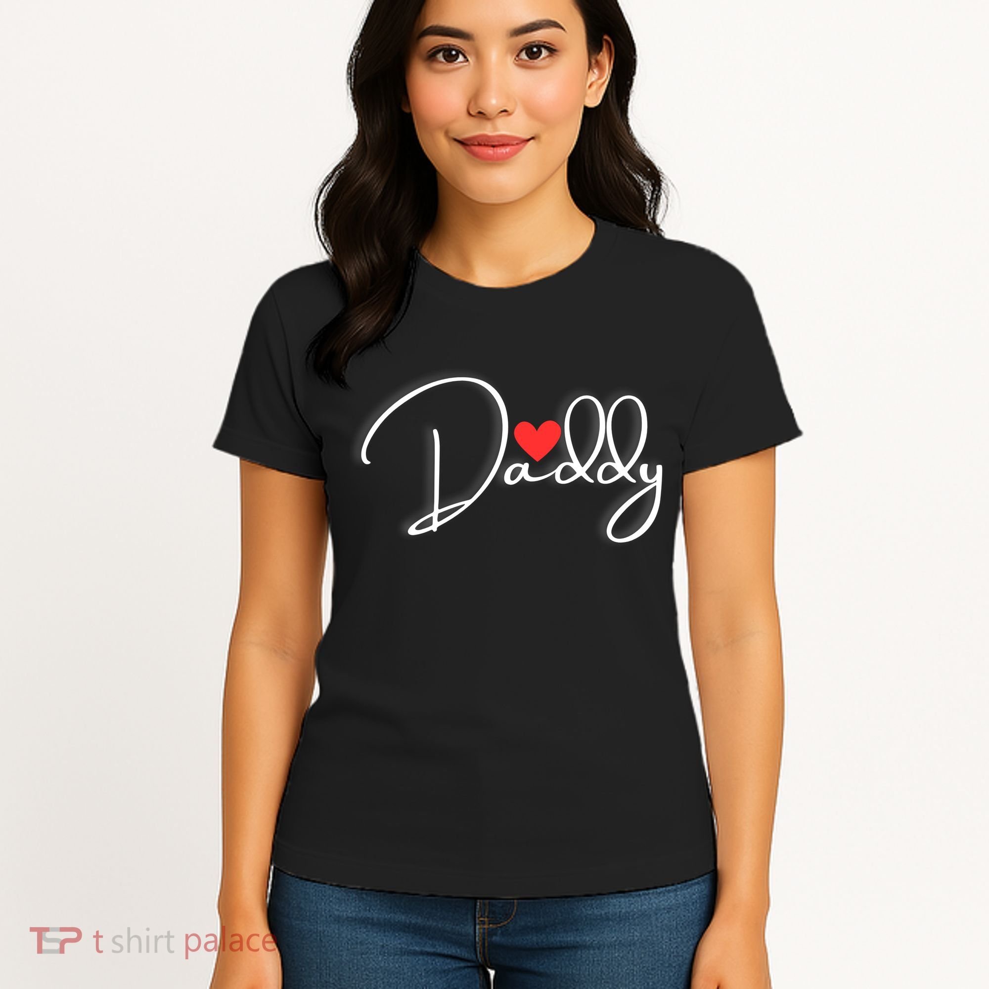 Love Daddy Cute Fathers Day Gift Women's T-Shirt