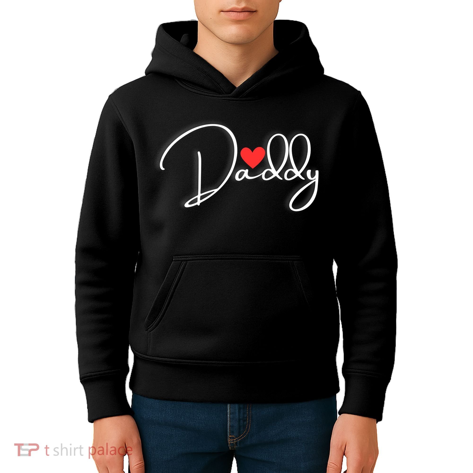 Love Daddy Cute Fathers Day Gift Kids Hoodie