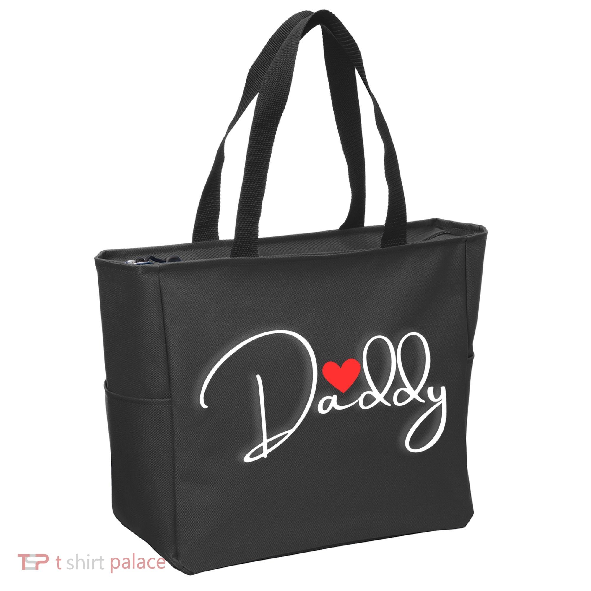 Love Daddy Cute Fathers Day Gift Tote Bag