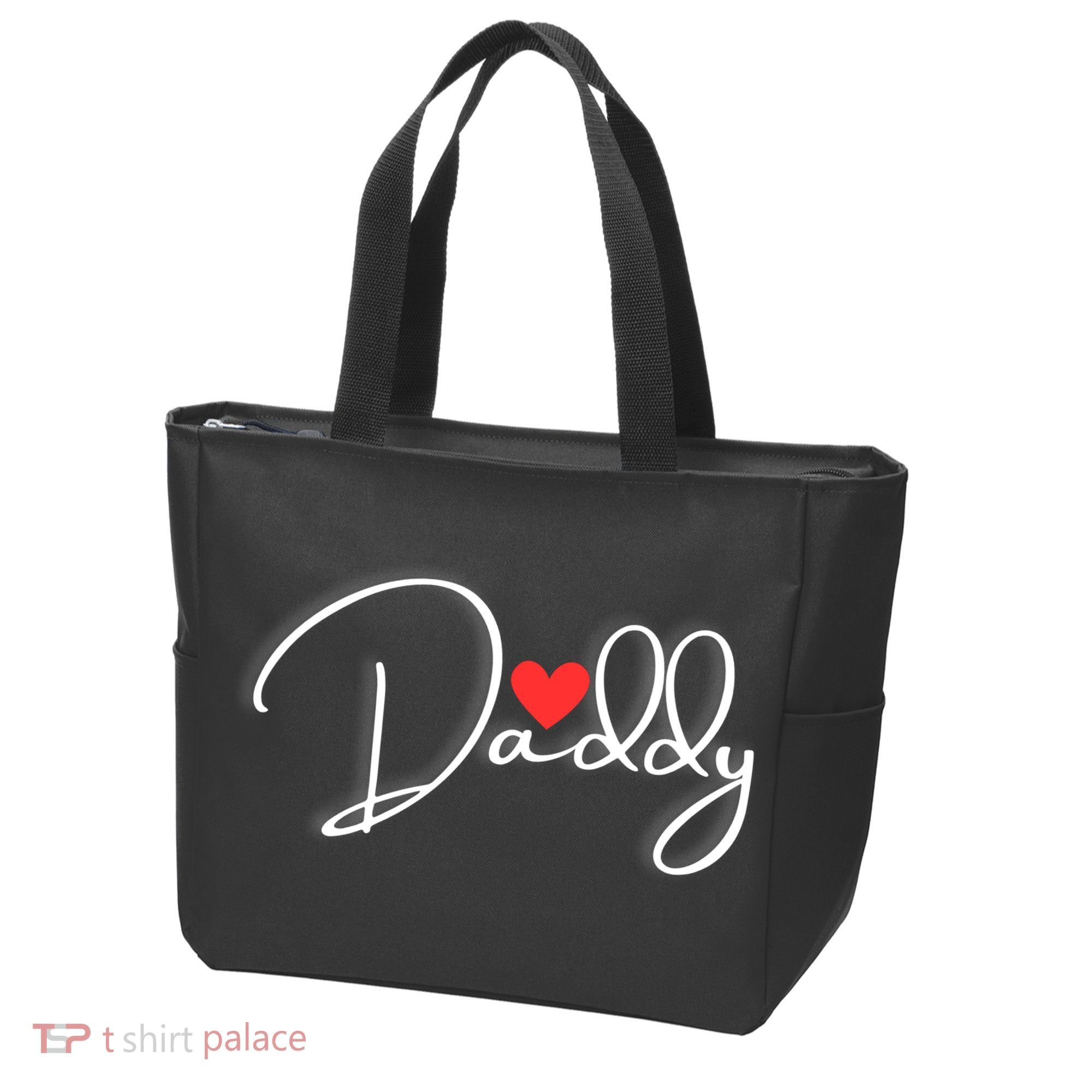 Love Daddy Cute Fathers Day Gift Tote Bag