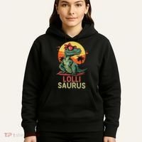 Lollisaurus Dino Dinosaur Lolli Saurus T Rex Funny Trex Hoodie thumb 5