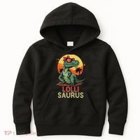 Lollisaurus Dino Dinosaur Lolli Saurus T Rex Funny Trex Kids Hoodie thumb 0