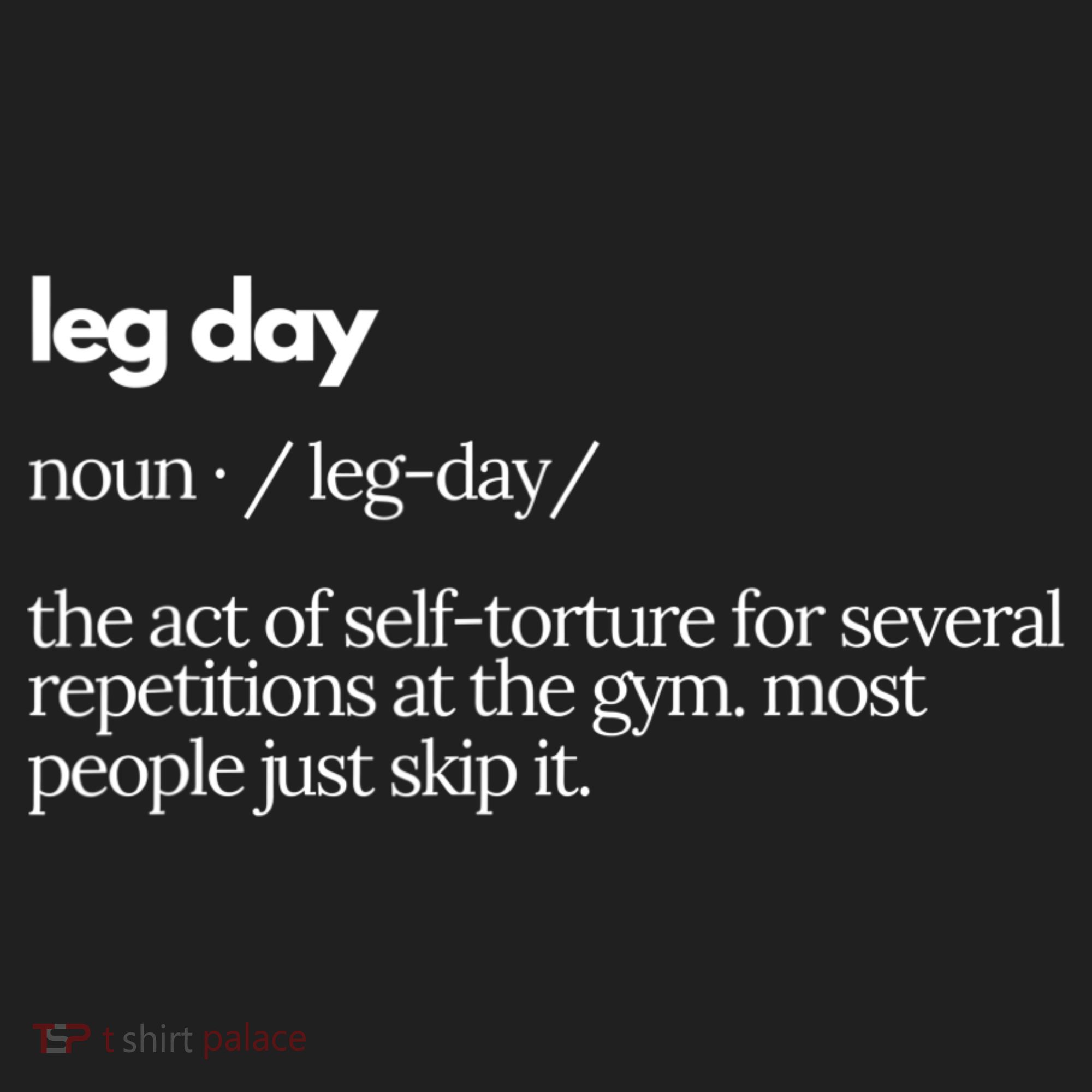 Leg Day Definition Gym Pump Cover Oversized Gym Workout Women's Sweatshirt